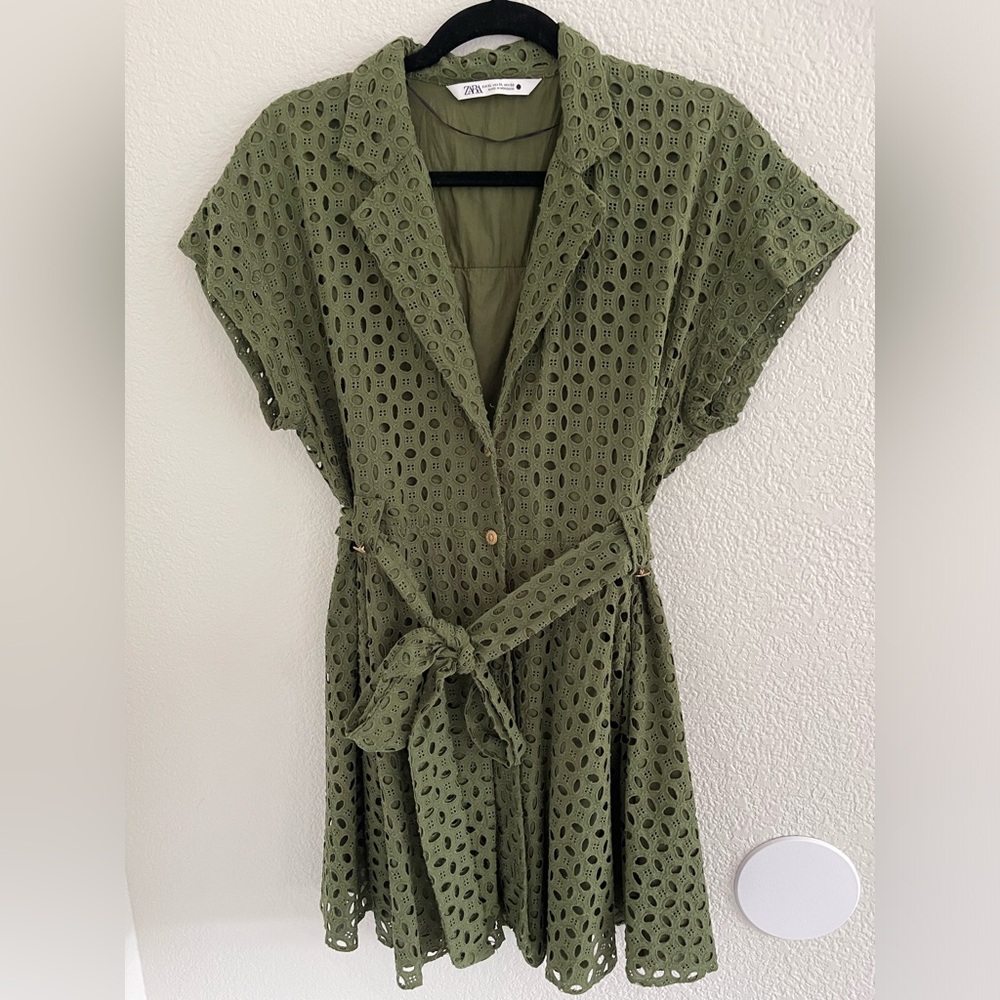 Zara Fit and Flare Mini Dress